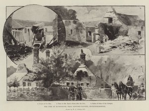 A tűz Ravenstone-ban, Newport-Pagnell közelében, Buckinghamshire államban